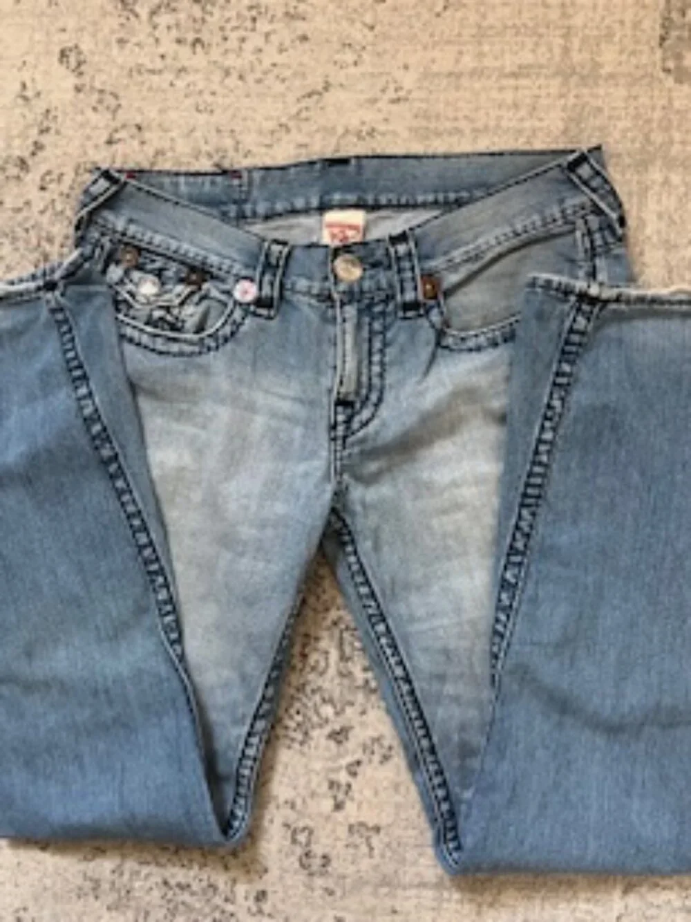 True Religion Brand Jeans Joey Super T Row 32 Seat 34